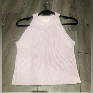 Aritzia Wilfred new halter top lavender small